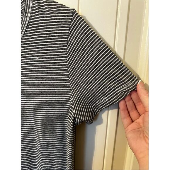 Current/Elliott Beatnik Racer Striped Crew Neck T-Shirt Mini Dress Women Size 0 - Picture 7 of 10